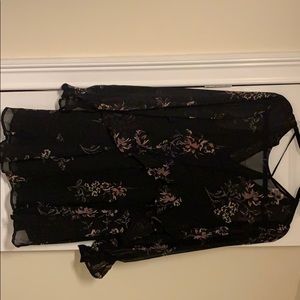 Astr black dress with slip - size small